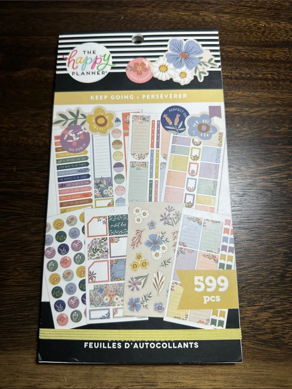 The Happy Planner -KEEP GOING Floral 3/$25